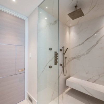 Porcelain Slab for Shower Walls & Floors: Toronto Porcelain Shower