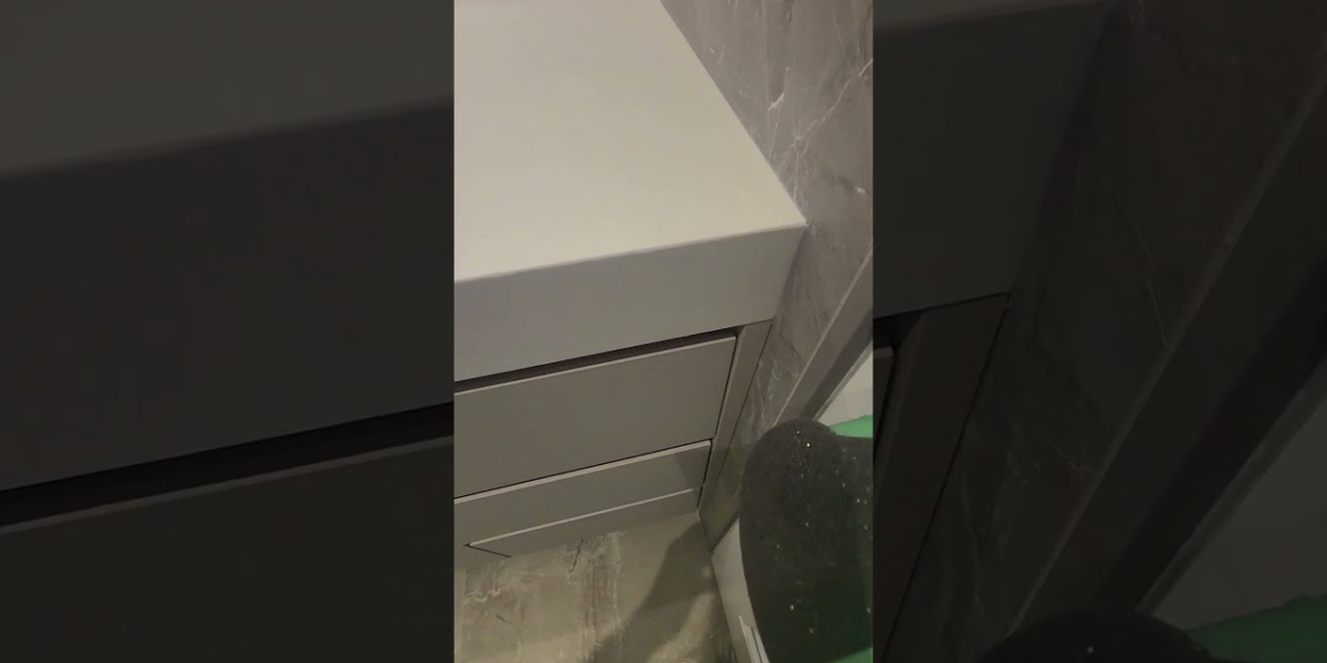 Porcelain Slab Integrated Sink Walkthrough